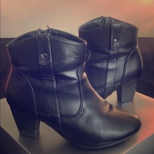 Black Ankle (wide) Booties